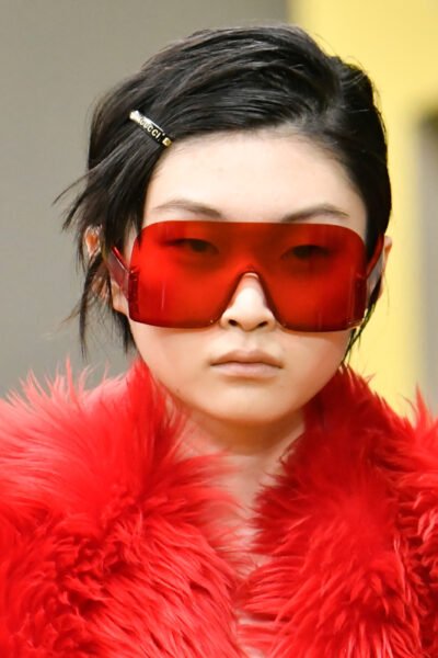 Gucci AH 2023/2024 Lunettes masques rouges